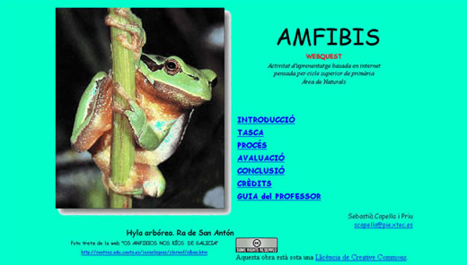 Amfibis. Webquest