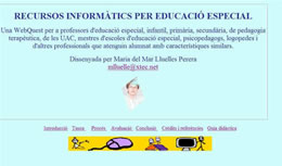 Recursos infromtics per Educaci Especial